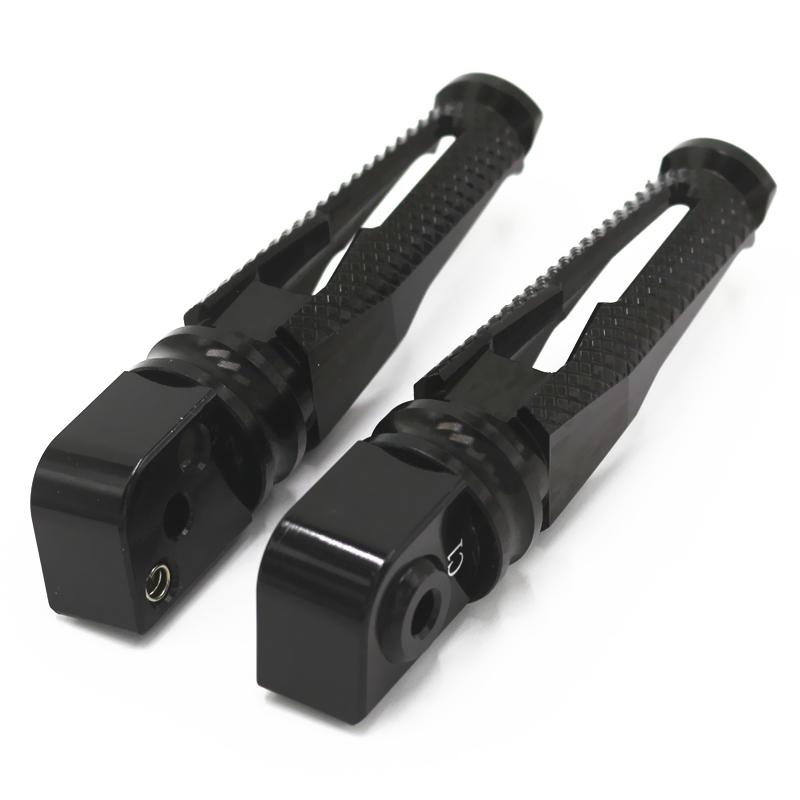 For Kawasaki Z750 Z900 Z1000 ZX6R Z800 ZX10R ER-6N ER-6F Z900RS Motorcycle Foot Pegs Pedals CNC Aluminum Rear Passenger Footpegs