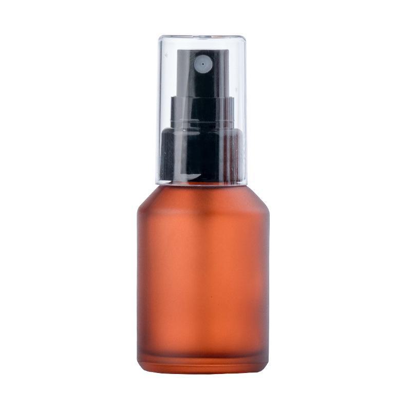 Lightproof Glass Spray Toner & Pump Bottle for Essential Oils and Cosmetics