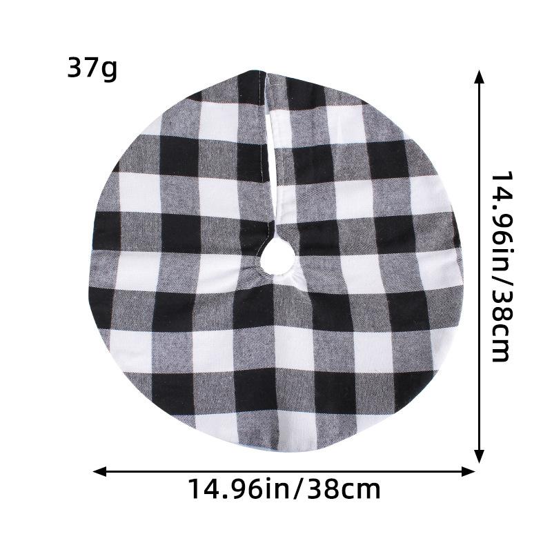 1Pc Home Outdoor Christmas Decoration Plush Christmas Tree Skirt