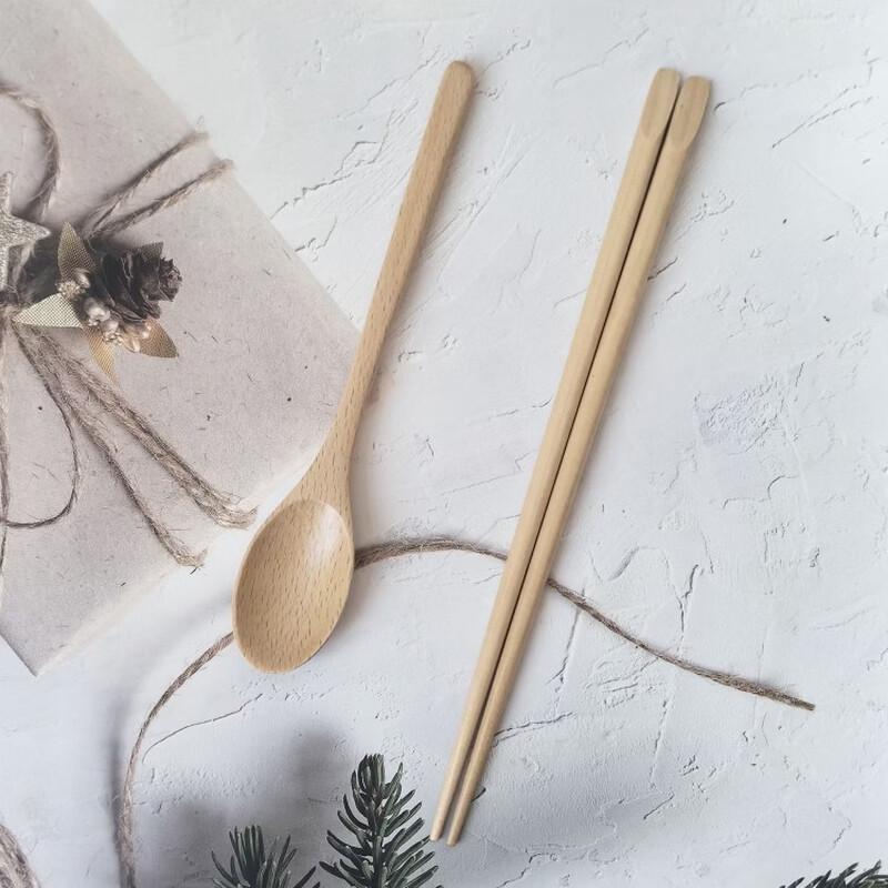 Japanese Lotus Wood Faceted Chopsticks Set