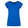 Build Your Brand Womens/Ladies Cotton Extended Shoulder T-Shirt