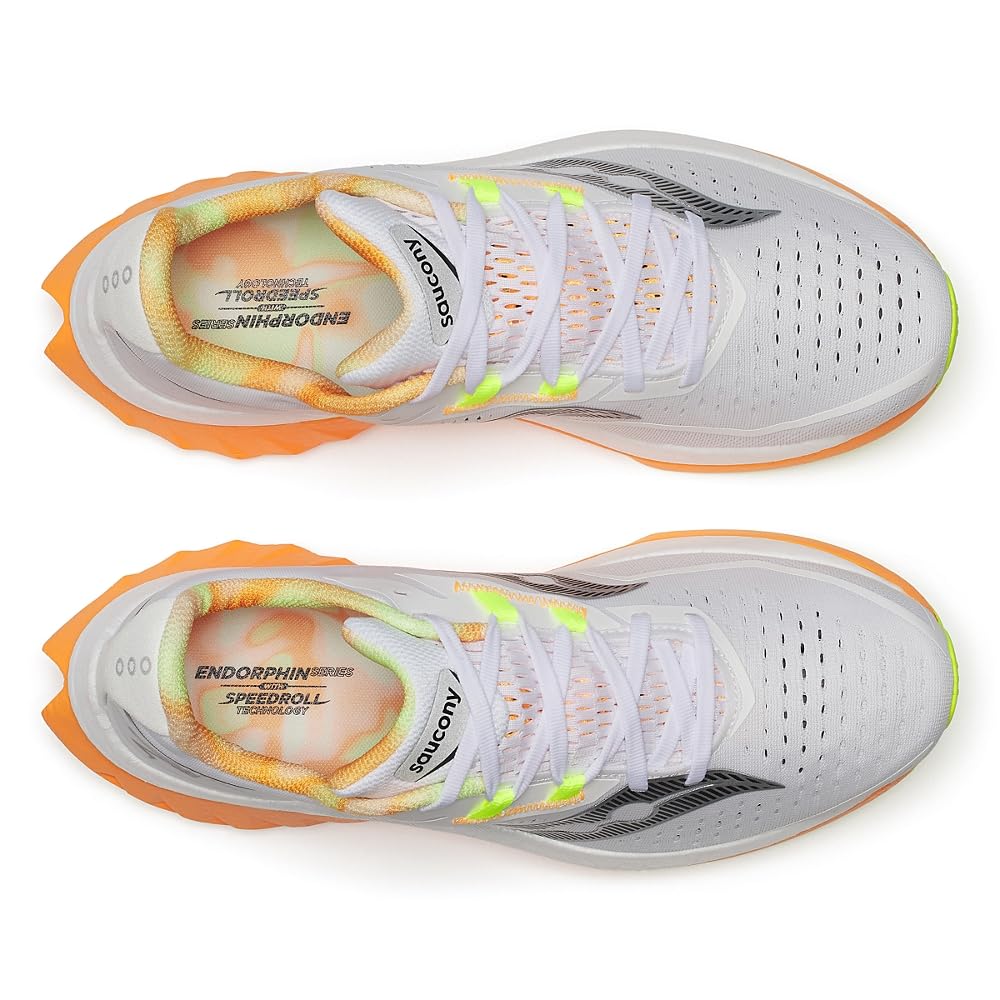Saucony ENDORPHIN SPEED 4 Running cm Shoes, Men's, WHITE/PEEL, 26.0