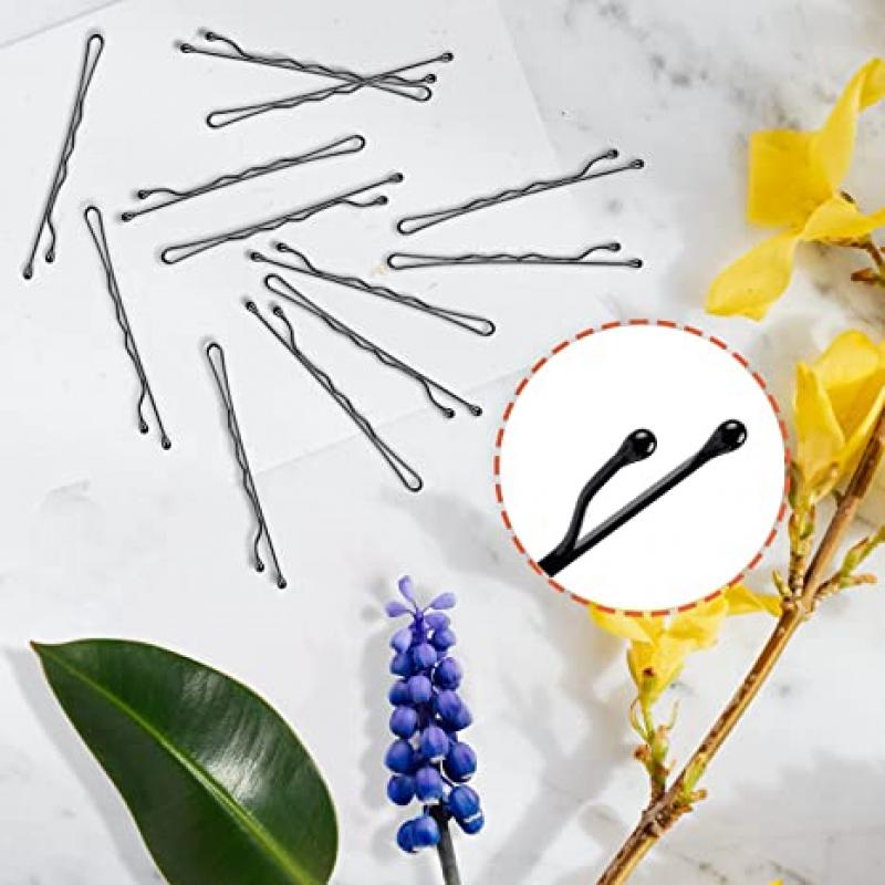 40/60 pezzi Fermagli Neri per Capelli da Donna Molletta per Capelli da Signora Mollette Bobby Invisibili Ondulati Ricci Sposa Monouso Fermacapelli Barrette Fermagli per Capelli
