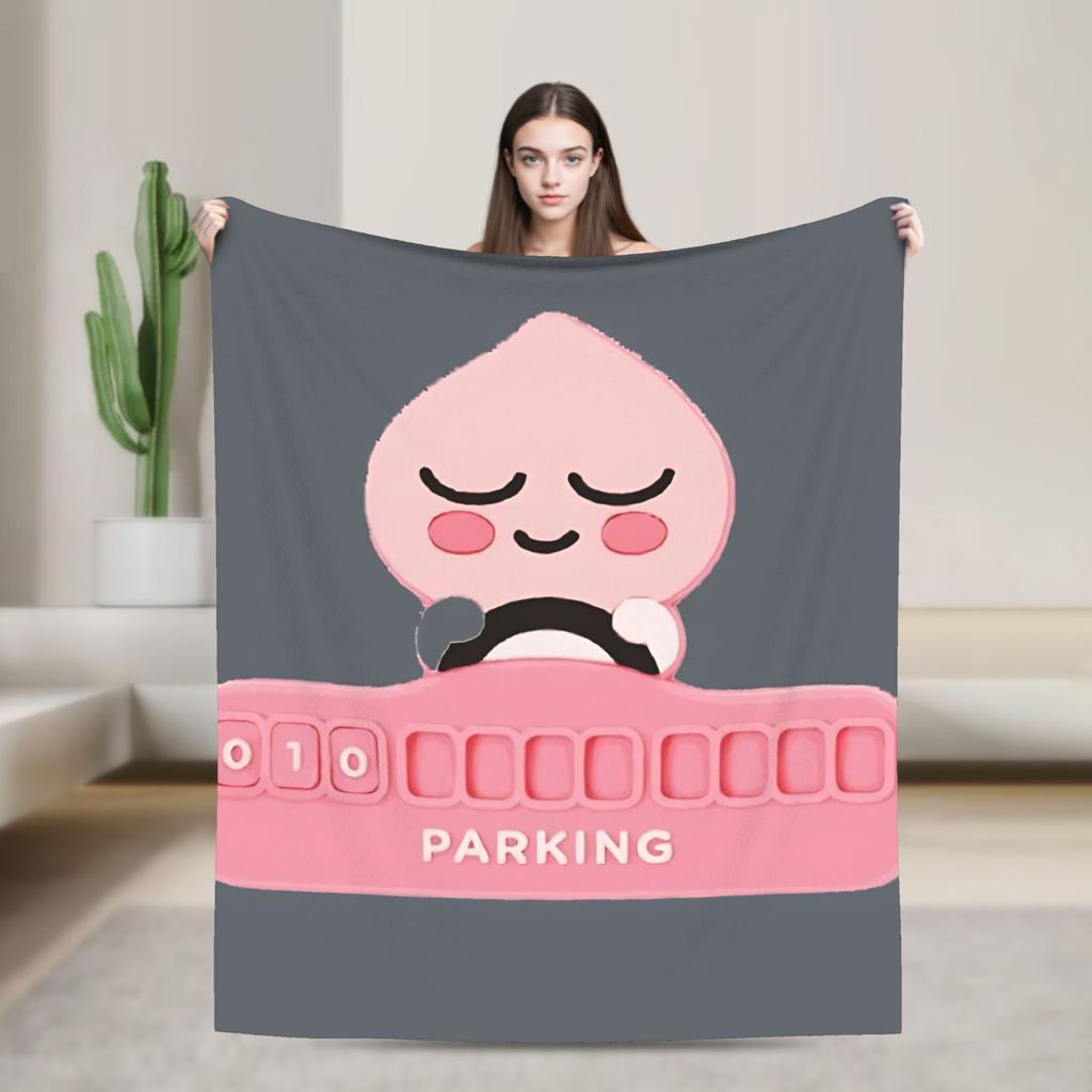 K-Kakaos F-Friends Ryan Blanket Super Soft Fashion Plush Bedding Throws For Outdoor Travel Office Flannel Bedspread Bed Cover
