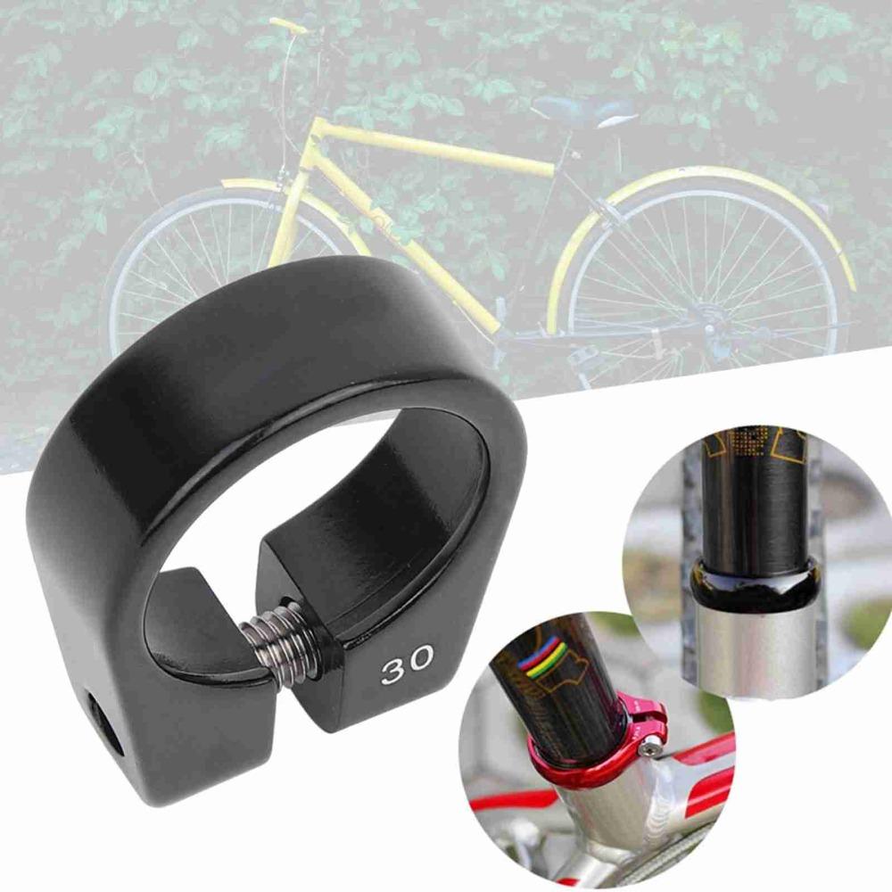 30mm Bike Pipe Clamp Aluminium Alloy Seatpost Clamp Durable Bike Seat Post Clamp  Mountain Bike