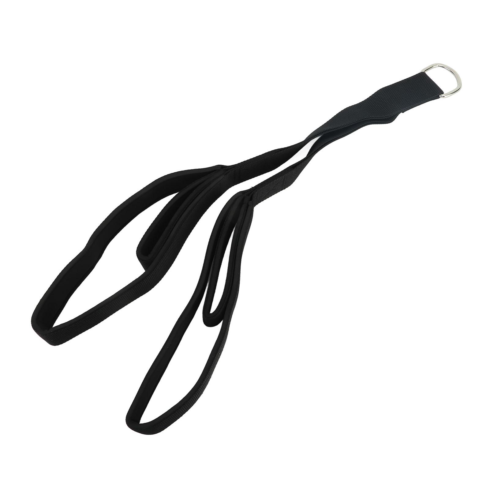 Resistance Band Black Multipurpose Exercise Band for Strength Training Muscle Strengthening Stretching