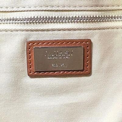 Ralph Lauren Stripe Canvas 2-Way Tote Bag Used Authentic