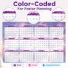 Foldable 2027 Wall Calendar Large Size Calendar Planner Sheet Full Year Planner  Family Planning