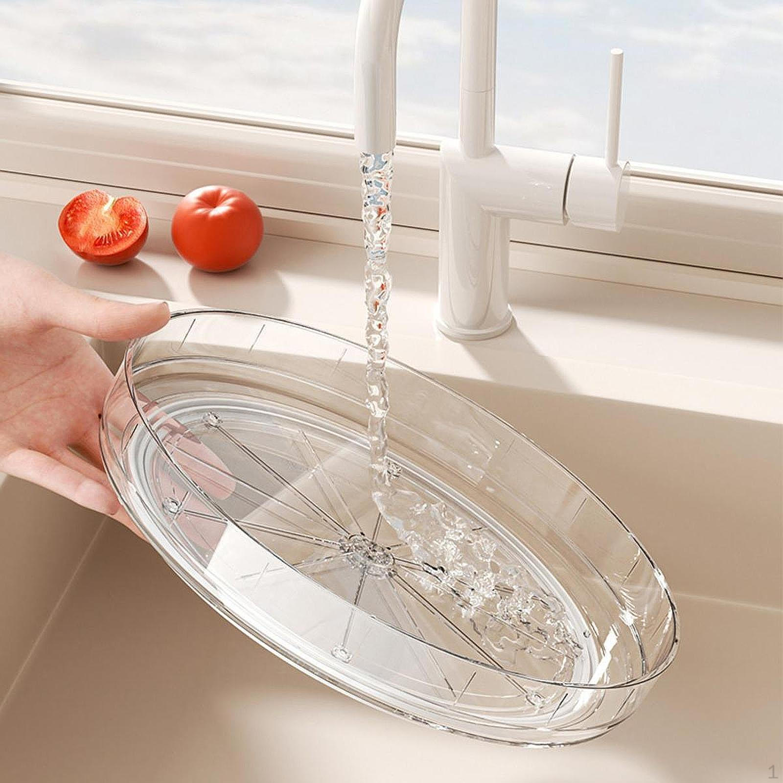 

Вращающаяся подставка для специй Органайзер для туалетного столика в ванной комнате Вращающийся на градус Бесшумный Многоцелевой Поддон для хранения для S