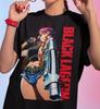 Black Lagoon Revy T-shirt Manga Strip Girl Anime Manga Gifts Shirt Tee All Size