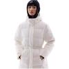 Anta Training Series Three-Proof Mid-Length Waist-Defining Hooded Long Sleeve Down Jacket Women Outerwear Paper-White 962447905-1