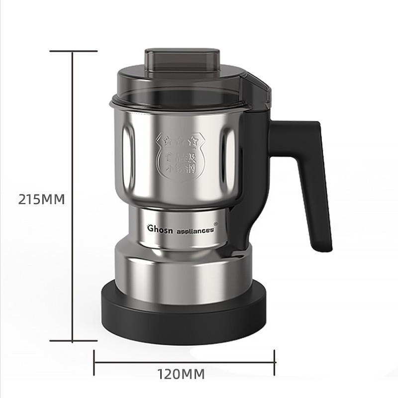 250W Strong Power High Speed Powder Grinder Household Small Electric Grinding Machine Multifunctional Stainless Steel Crusher