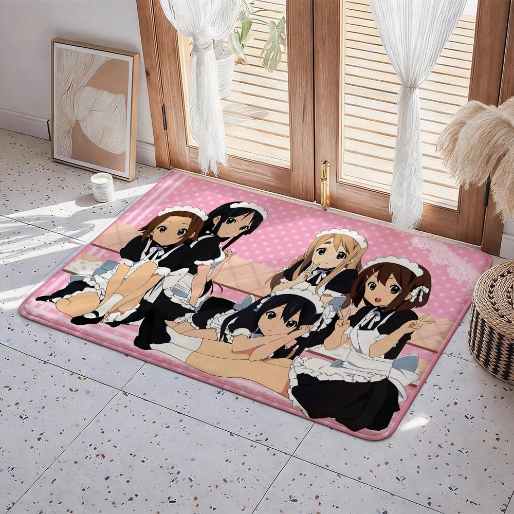

Hot Anime K K On Floor Mat Eco Flannel Doormat Non Slip Odorless Indoor Floor Rug Soft Short Plush Home Mat 50x80cm