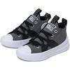 Converse Chuck Taylor All Star Comfortable Versatile Mid-Top Kids Canvas Shoes Kids Sneakers Gray Black A09340C