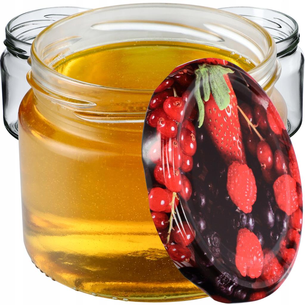 KADAX Sonka 330ml Preserve Jars 10pcs 82mm + Lids