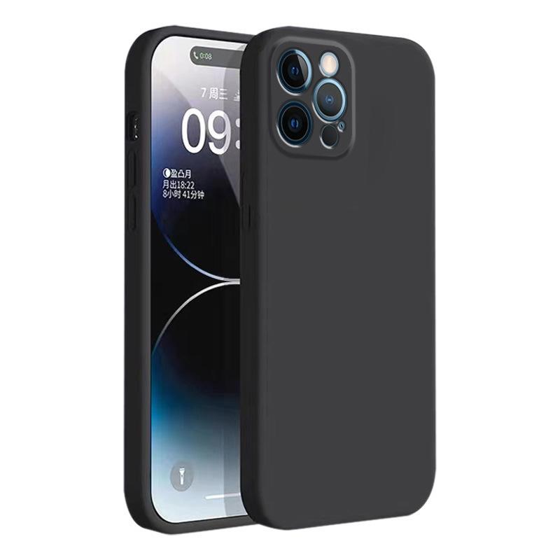 Applicable To Apple 11promax Mobile Phone Case iPhone Protective Case, Liquid Soft Silicone All-inclusive Anti-drop Male and Female Shell