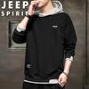 JEEP SPIRIT Unisex Hooded Loose-Fit Sweatshirt