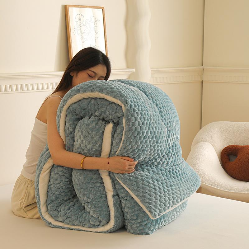 Soft and Warm Winter Quilt Comfortable Fleece Duvet Core for Bedding Cloud Comforter Autumn Blanket Double Queen Size