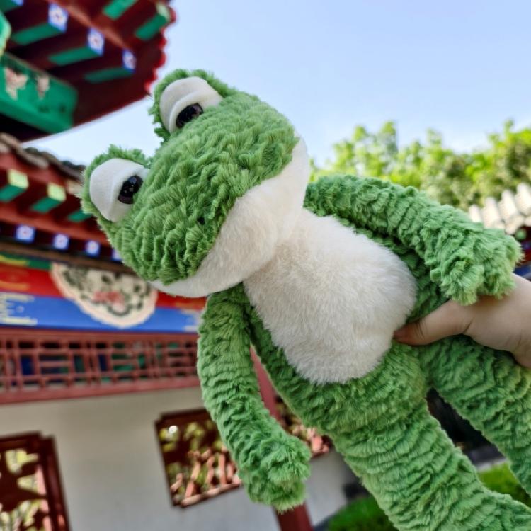 Lovely Frogs Plush Doll Stuffed Animal Soothing Doll Plush Pillow For Adult Relaxation Nursery Decors And Daily Comfort
