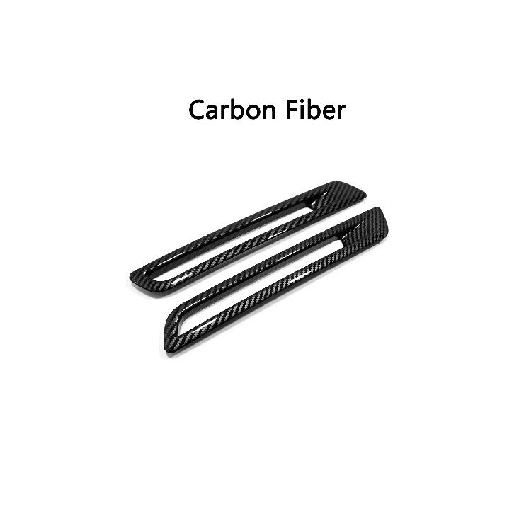 Rear Fog Light Lamp Frame Trim Covers Decoration Car Eyebrow Exterior Accessories Stickers 2Pcs For Toyota Sienna