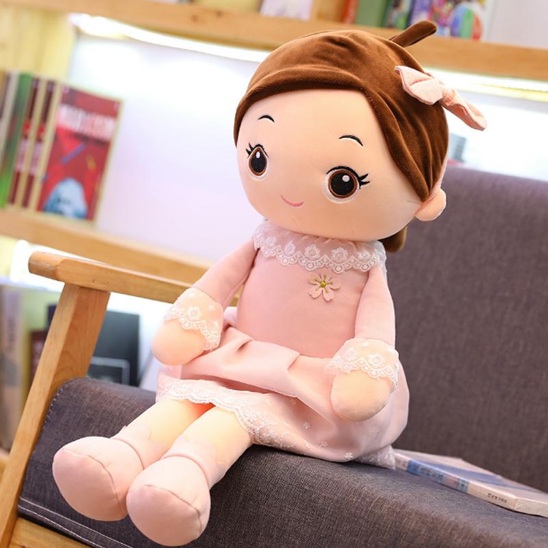 

Милые красивые девушки с кружевной юбкой плюшевые игрушки мягкие куклы мягкая подушка для детей день рождения девушки подарки на день святого валентина 40cm