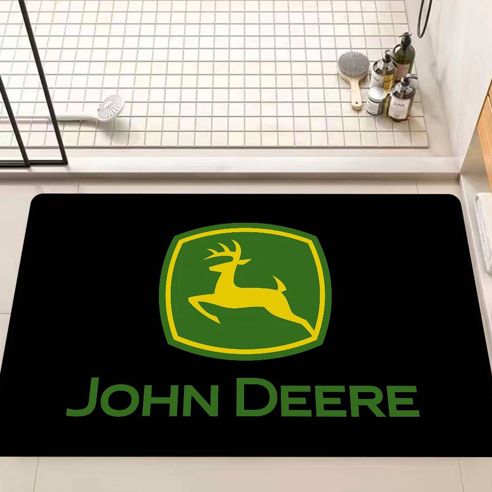 

Agricultural Brand J-John D-Deere Door Mat Washable Non-Slip Living Room Sofa Chairs Area Mat Kitchen Doormat Area Rug 150cm x 220cm