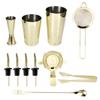 11Pcs/Set Cocktail Shaker Set Stainless Steel Wine Drink Mixer Bartender Tools for Home Bar Club