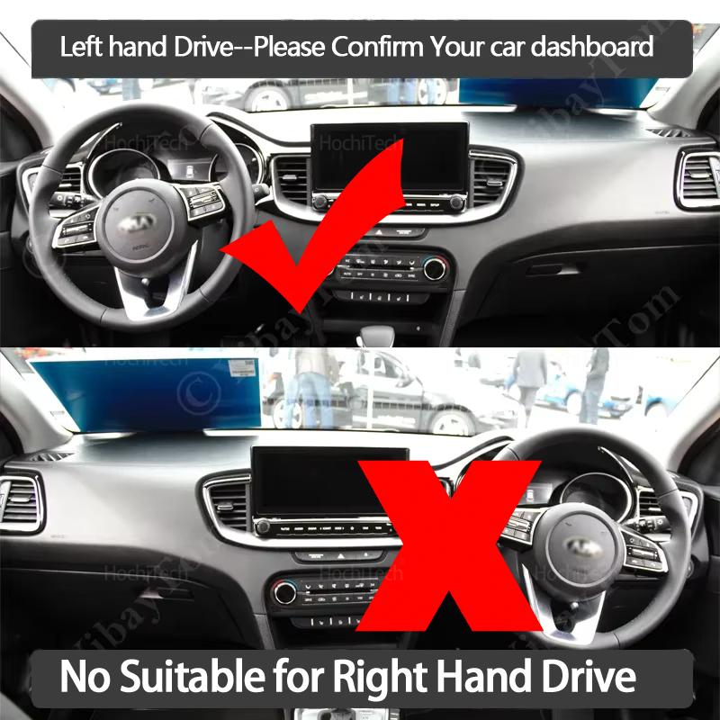 For KIA CEED XCEED GT 2019 2020 2021 2022 2023 2024 2025 Dashboard Mat Dashmat Cover Pad Sunshade Carpet Accessories