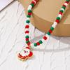 Christmas Tree Double Layer Christmas Necklace Cartoon Cartoon Pendant Bracelet  Decoration