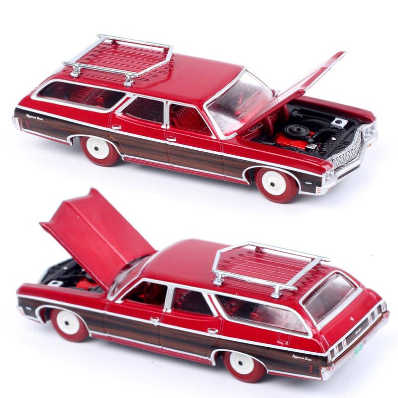 Auto Star AW Scara 1/64 Vechi Chevrolet Impala 1970 Kingswood Estate Break Model Metalic Auto Chevy Jucărie