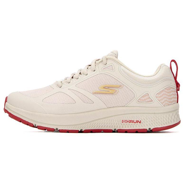 Skechers Go Run Series Fabric Low Top Running Shoes Women sneakers White Red 894206-NTRD 36