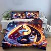 "Yin Yang Animal Art Set" Multiple Sizes Kid's and Adults' Bedroom Exquisite 3PC Bedding Set Gift