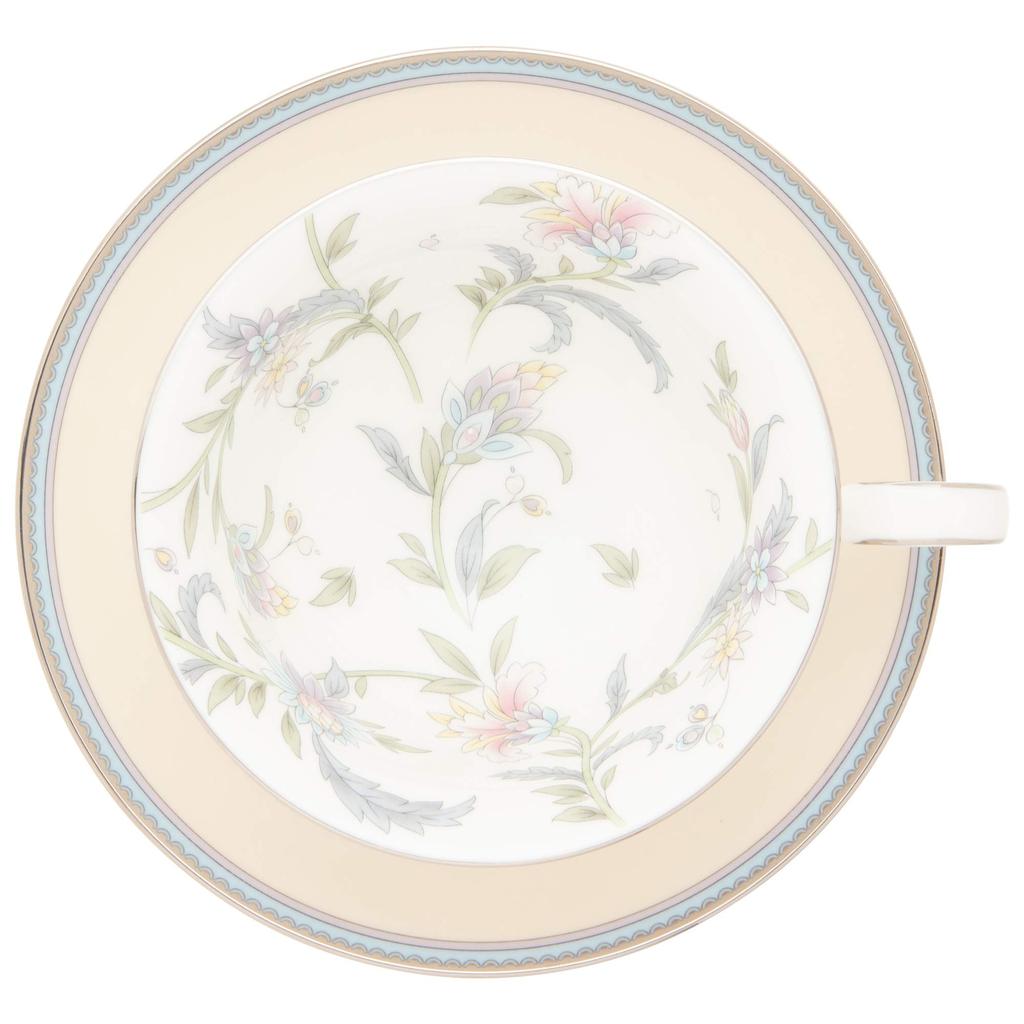 Podšálek Noritake Cup 215 ccm Jardin Fleuri Bone China & (Káva Čaj) T50717A/4910