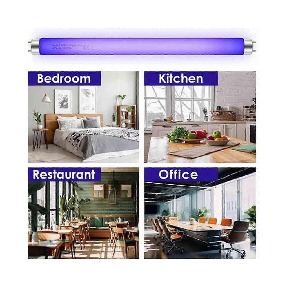 12 Stück Insektenvernichter Ersatzlampen 10W für 20W Indoor Insektenvernichter BL T8 F10W 13 Zoll Leuchtstoffröhre