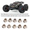 10 Pcs Lock Tire Nut Corrosion Resistant RC Model Car M5 Flange Nut Lock Tire Nut