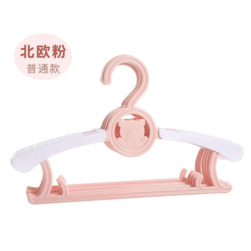 5pcs Baby Clothes Hanger Flexible Racks Plastic Clothing Display Kids Hangers Unmarked Children Coats Hanger Organizer
