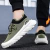 Men's Shoe Fly Woven Lightweight Comfortable Men's Safety Shoes Casual Breathable Sneakers Fashionable Lace Up Running Shoes