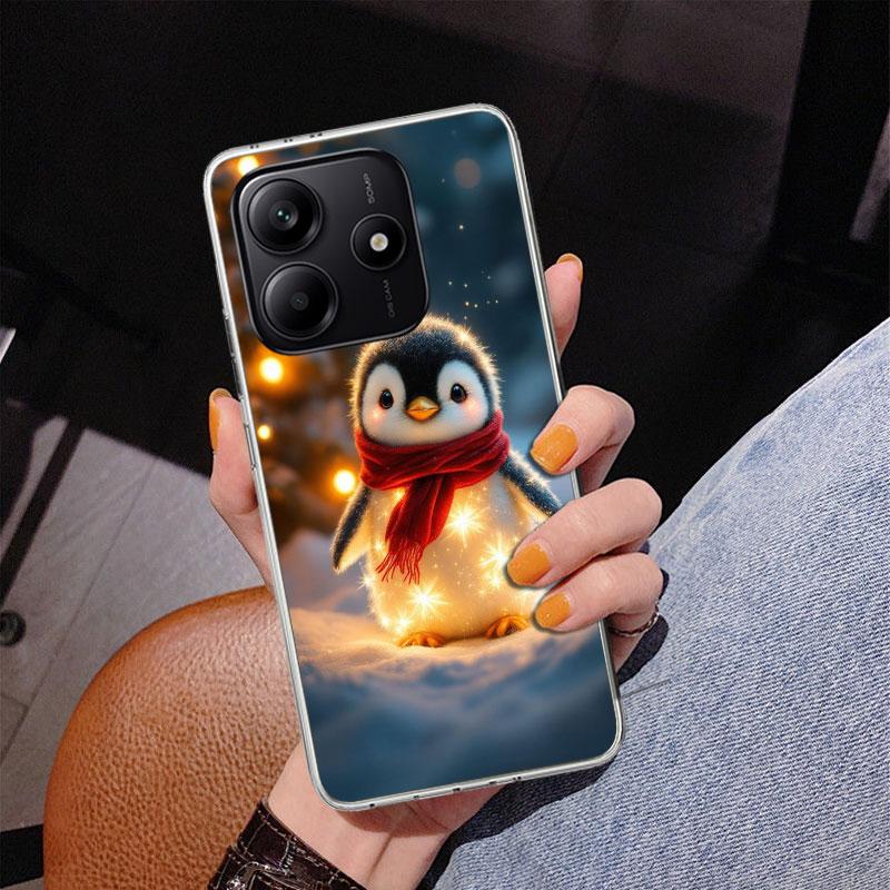 Weihnachten Pinguin Handyhülle für Handyhülle für Xiaomi Redmi Note 15 14 14S 13 Pro Plus 12 12S 11S 11E 10S 10 11T 5G Einzigartige Hülle