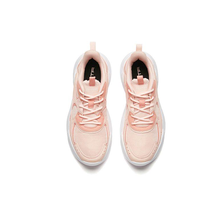 ANTA Chunky Sneakers Women's Low Top Orange Pink 121938822R-2