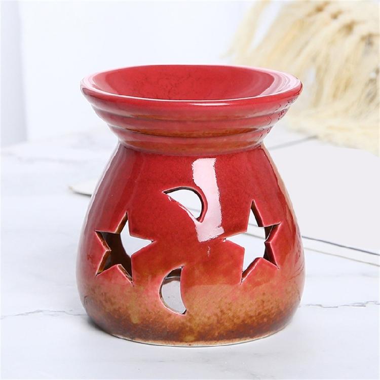 Beautifully Craft Ceramic Incenses Holder Featurings Star And Moon Essential Oil Burners Perfect For Meditations