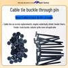 Buckle Push Pin Cable Ties for Car Trunk and Fender Replacement