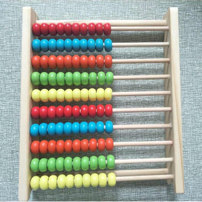 Colorful MY04 Wooden Abacus Toy for Baby and Toddler Early Education: Multifunctional Learning Toy