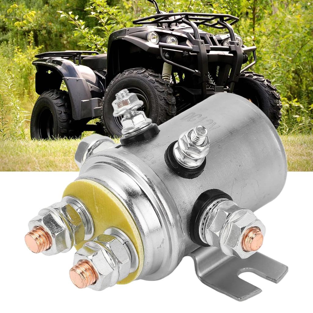 DC 12V Winch Starter Relay Solenoid 600A for Off Road Vehicles and ATVs