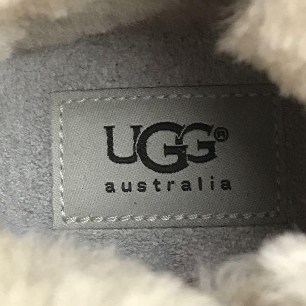 UGG Caleb Fransen Kurz Shearling Stiefel Braun Größe 6.5 23.5cm(GEBRAUCHT)
