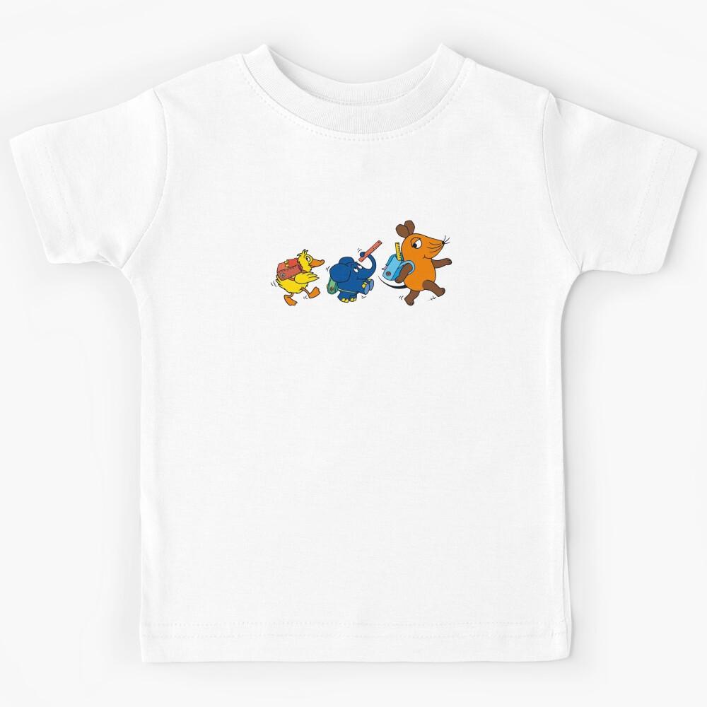 Sendung mit der Maus First Day of School kids Back to school Cartoon animals School Cone Gift Kids T-Shirt 150