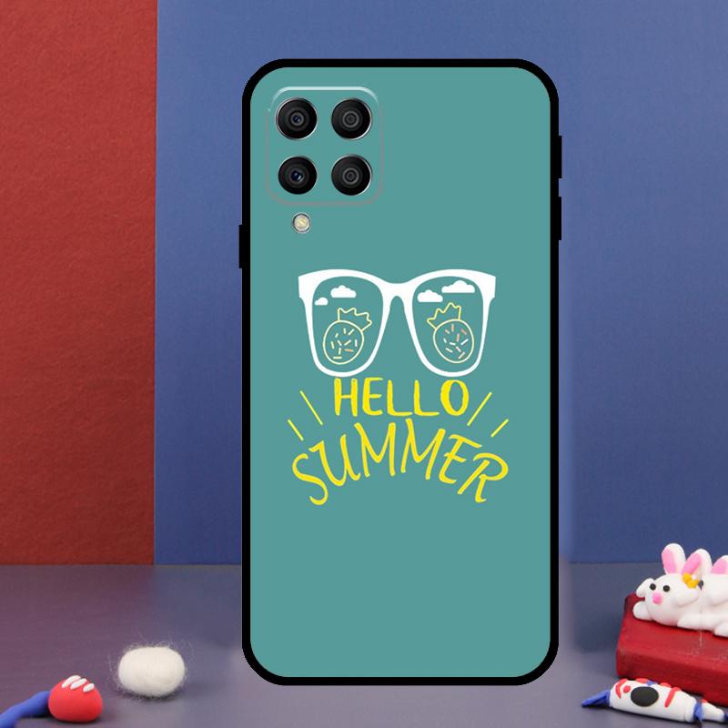 Hallo Sommerblumen Handyhülle für Samsung Galaxy M12 M13 M33 M23 M53 M15 M55 M31 M51 M14 M34 M54 M20 M32 M52