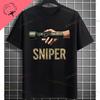 Yeah I Shoot Like A Girl Sniper Rifle Graphic Tshirt 100 Cotton Short Sleeve Round Neck Streetwear Humor Style Tshirt