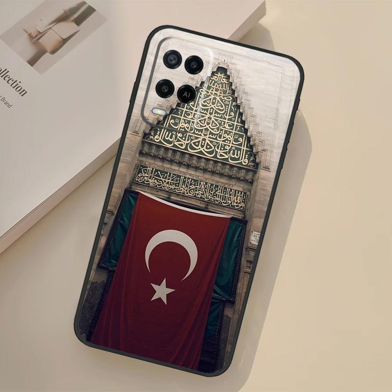 Turkey Turkish Flag Case For Oppo A17 A57 A77 A74 A54 A94 A78 A98 A18 A60 A80 A40 A38 A58 A96 A76 A16 A15 A5 Pro