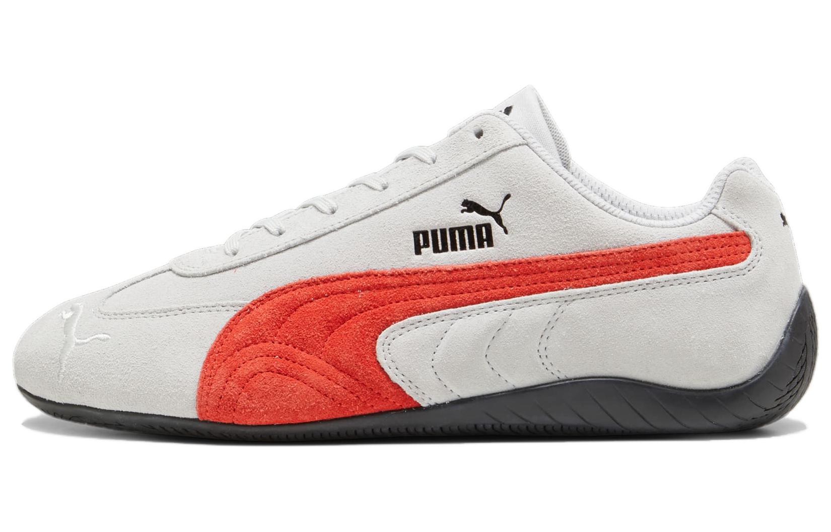PUMA Speedcat Shield Sd  Ash Grey Red  387272-04 37