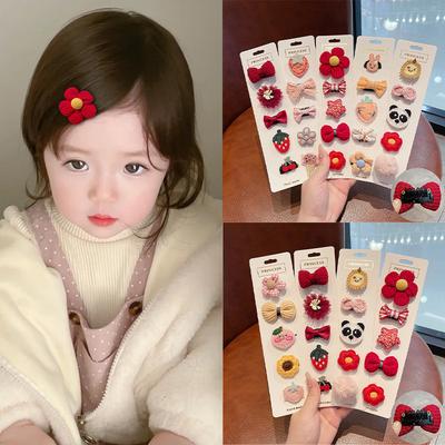 Baby Haarspangen Weniger Haarvolumen Baby Schweiß Haarspangen Schädigen das Haar Nicht Neugeborenes Baby Kurzes Haar bb Clip Prinzessin Süßer Kopfschmuck